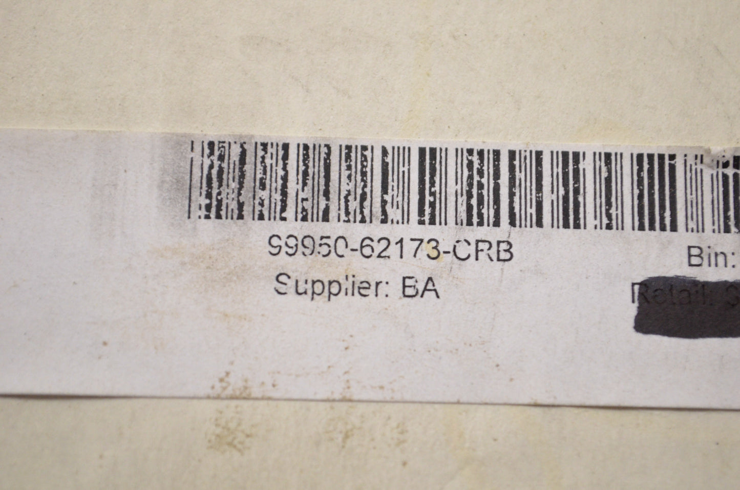 OEM Suzuki 99950-62173-CRB Carbon Fiber Seat NOS