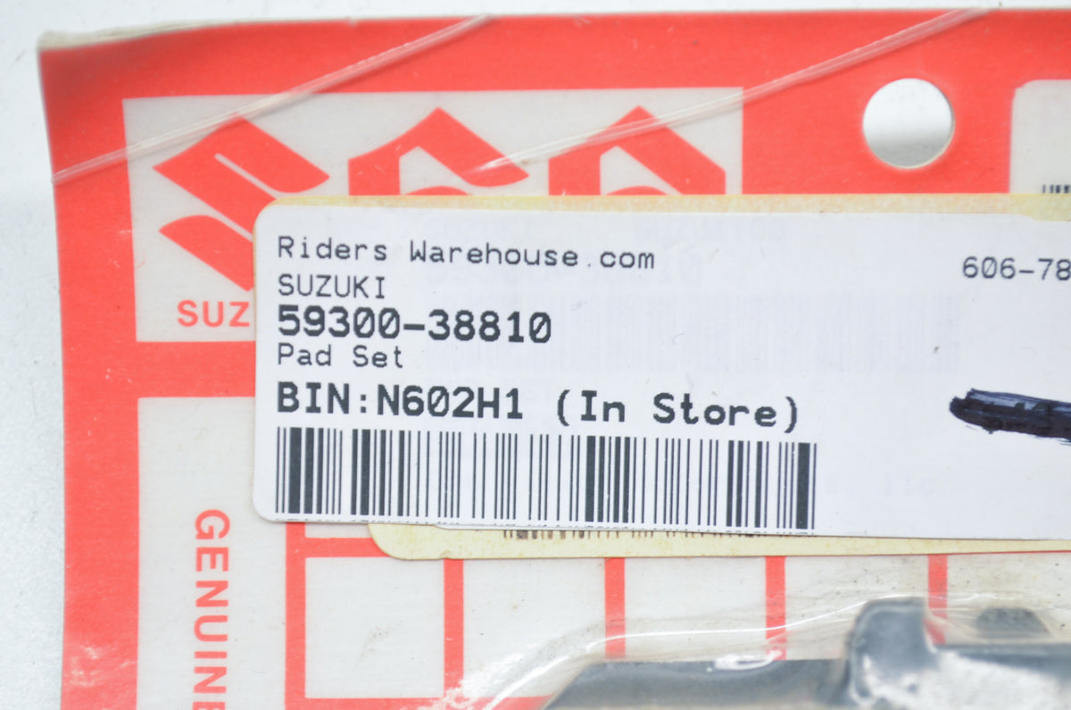OEM Suzuki 59300-38810 Pad Set NOS