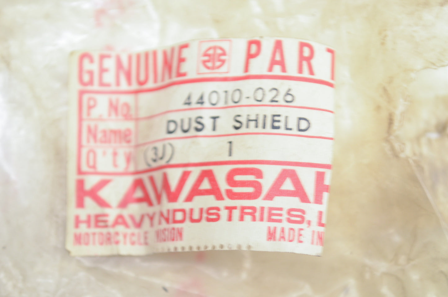 OEM Kawasaki 44010-026 Dust Shield Fork NOS