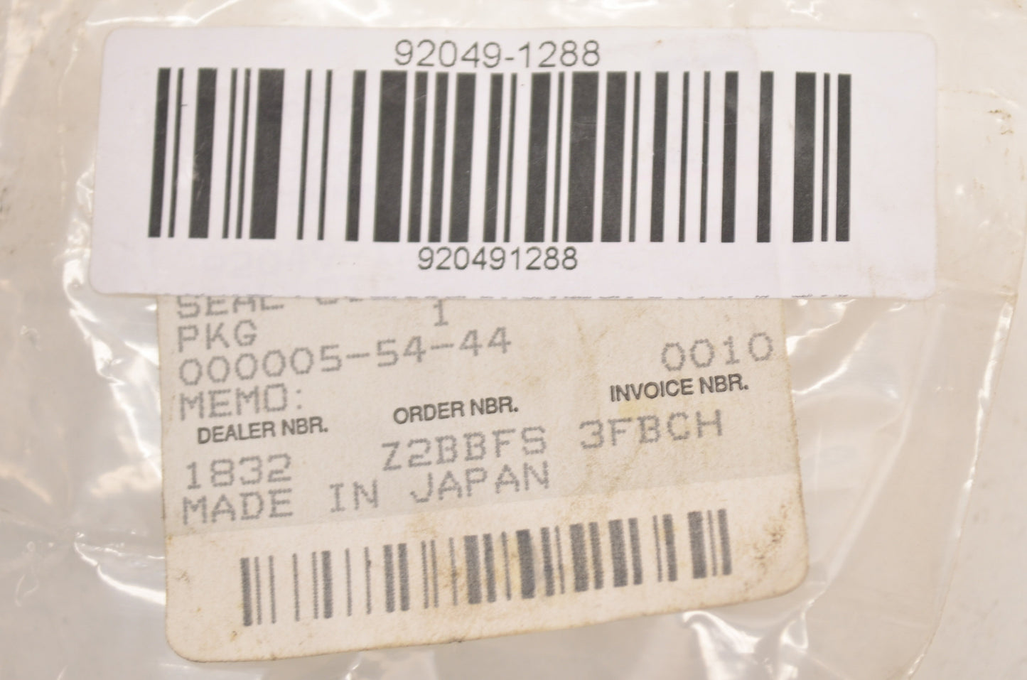 OEM Kawasaki 92049-1288 Oil Seal NOS