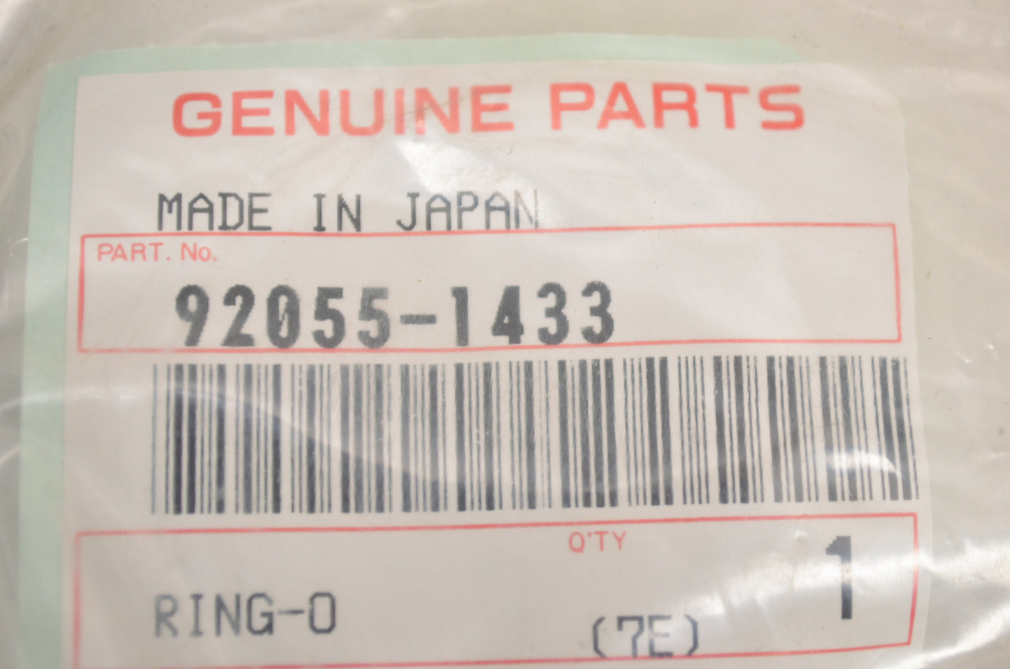 OEM Kawasaki 92055-1433 O-Ring NOS