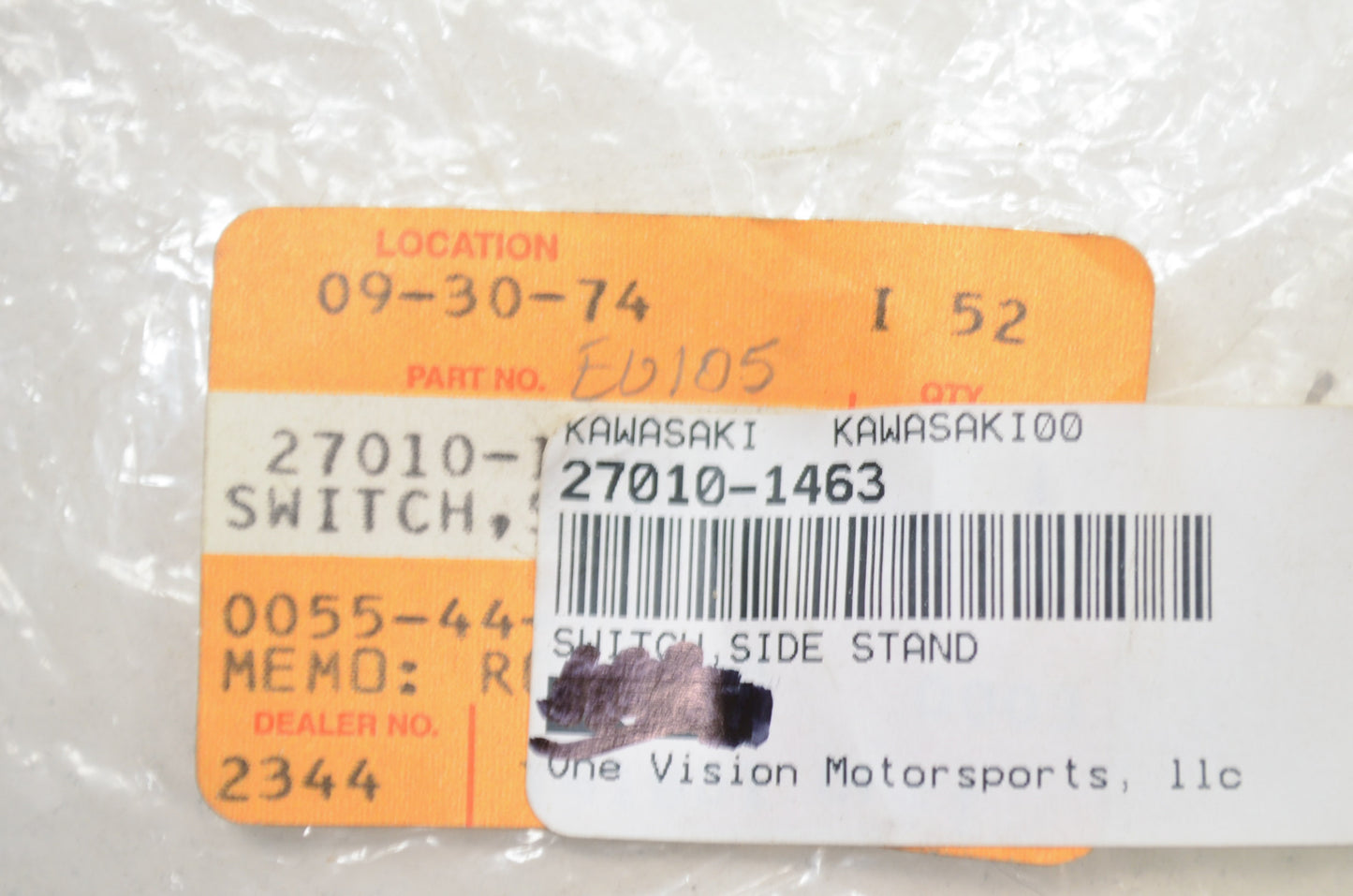New OEM Kawasaki 27010-1463 Side Stand Switch NOS