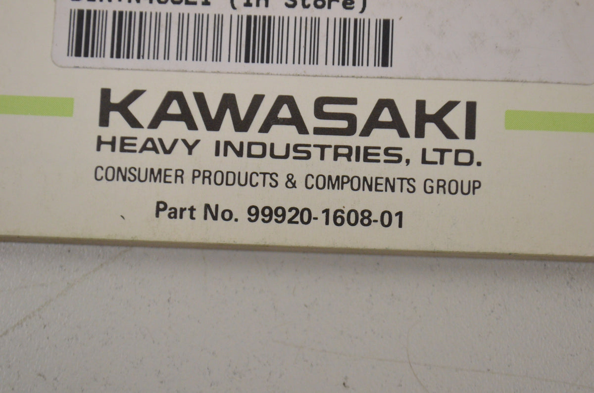 OEM Kawasaki 99920-1608-01 Owner's Manual ZX600C6