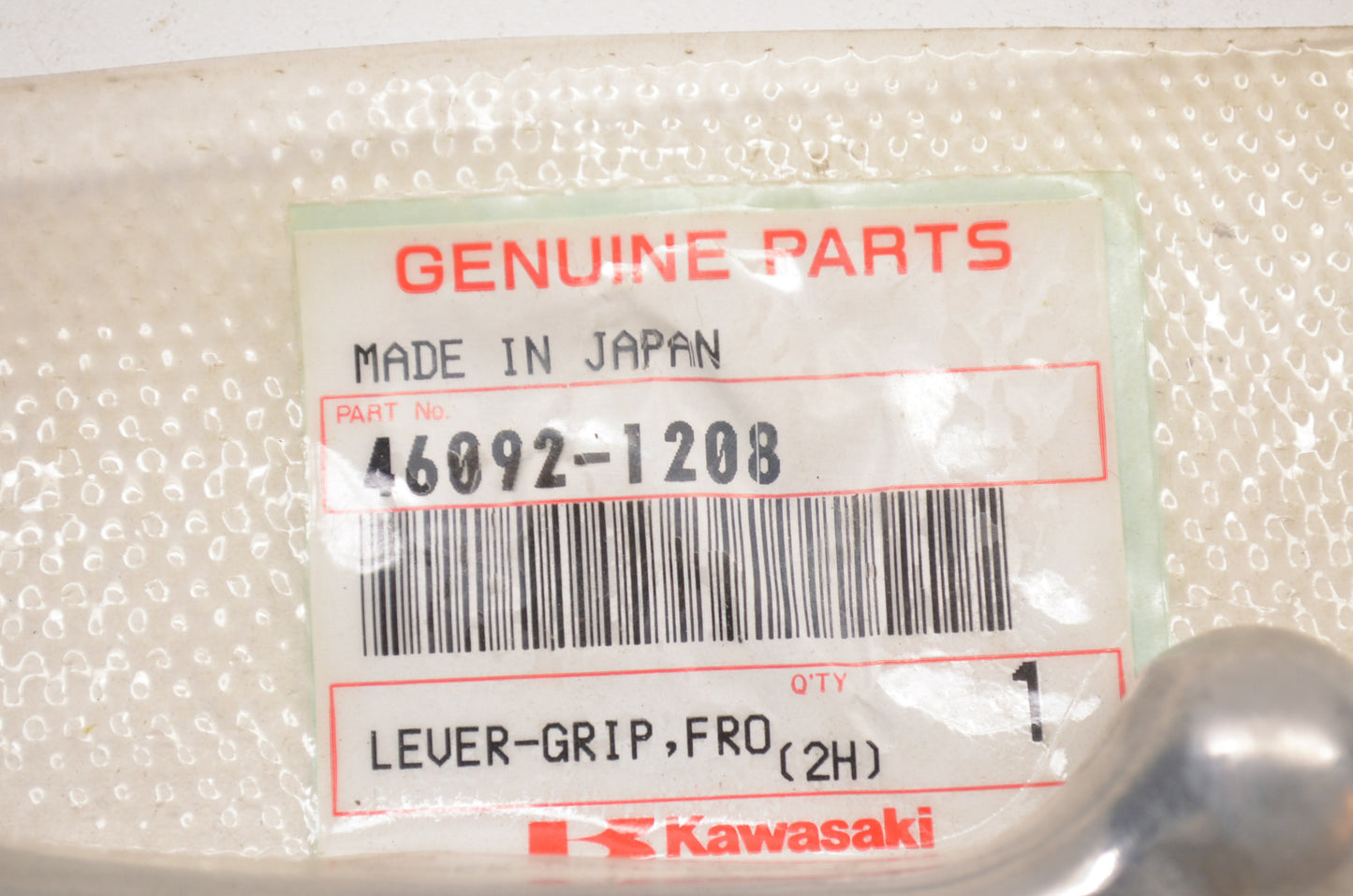 OEM Kawasaki 46092-1208 Grip Front Brake Lever NOS