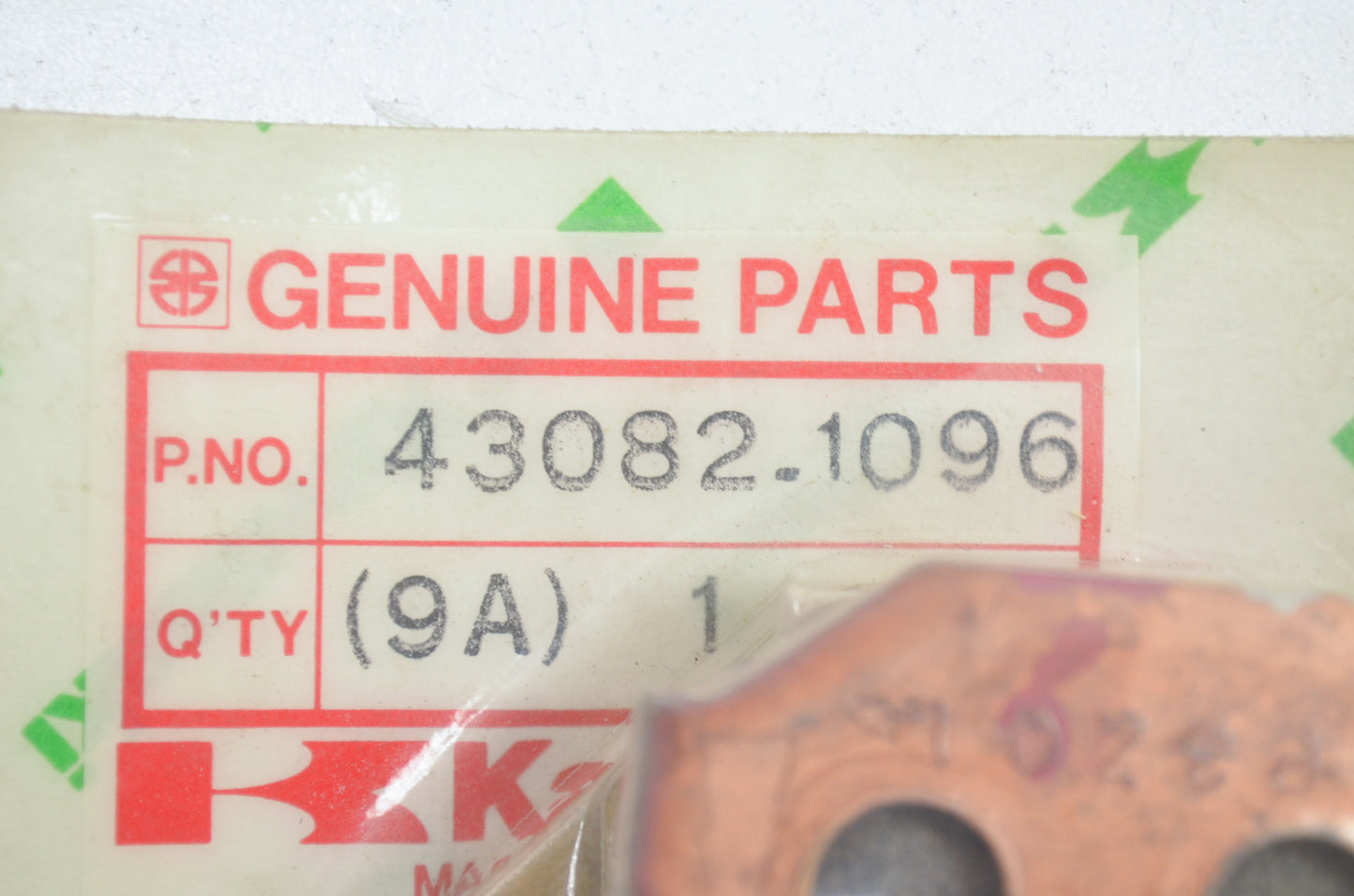 New OEM Kawasaki 43082-1096 Brake Pad Assembly NOS