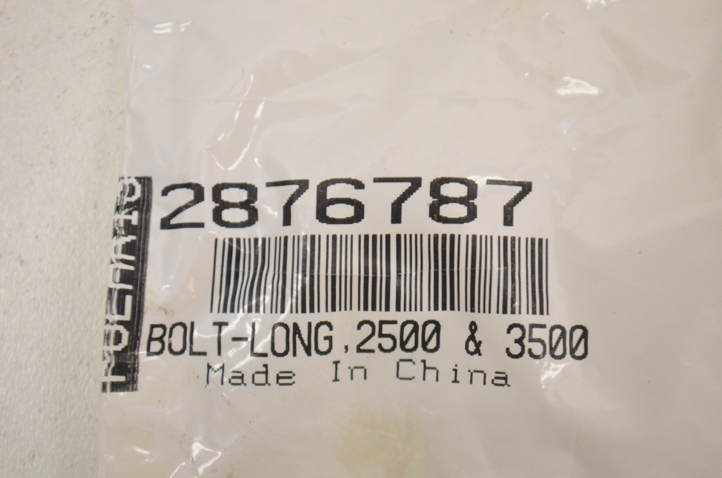 OEM Polaris 2876787 Long Bolt 2500 & 3500 NOS