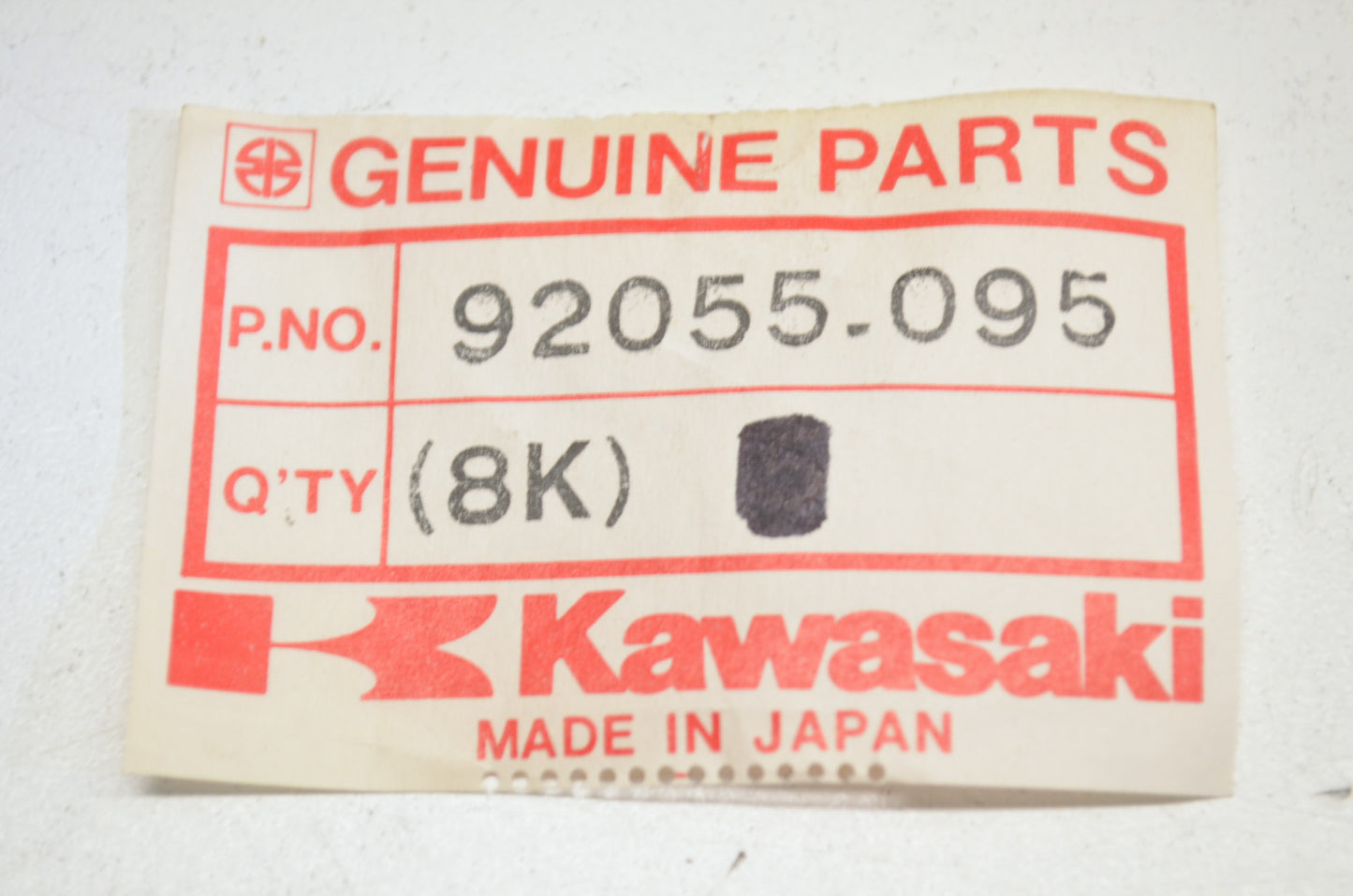 OEM Kawasaki 92055-095 O-Ring NOS