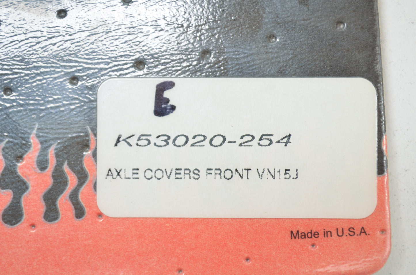 OEM Kawasaki K53020-254 Front Axle Covers NOS