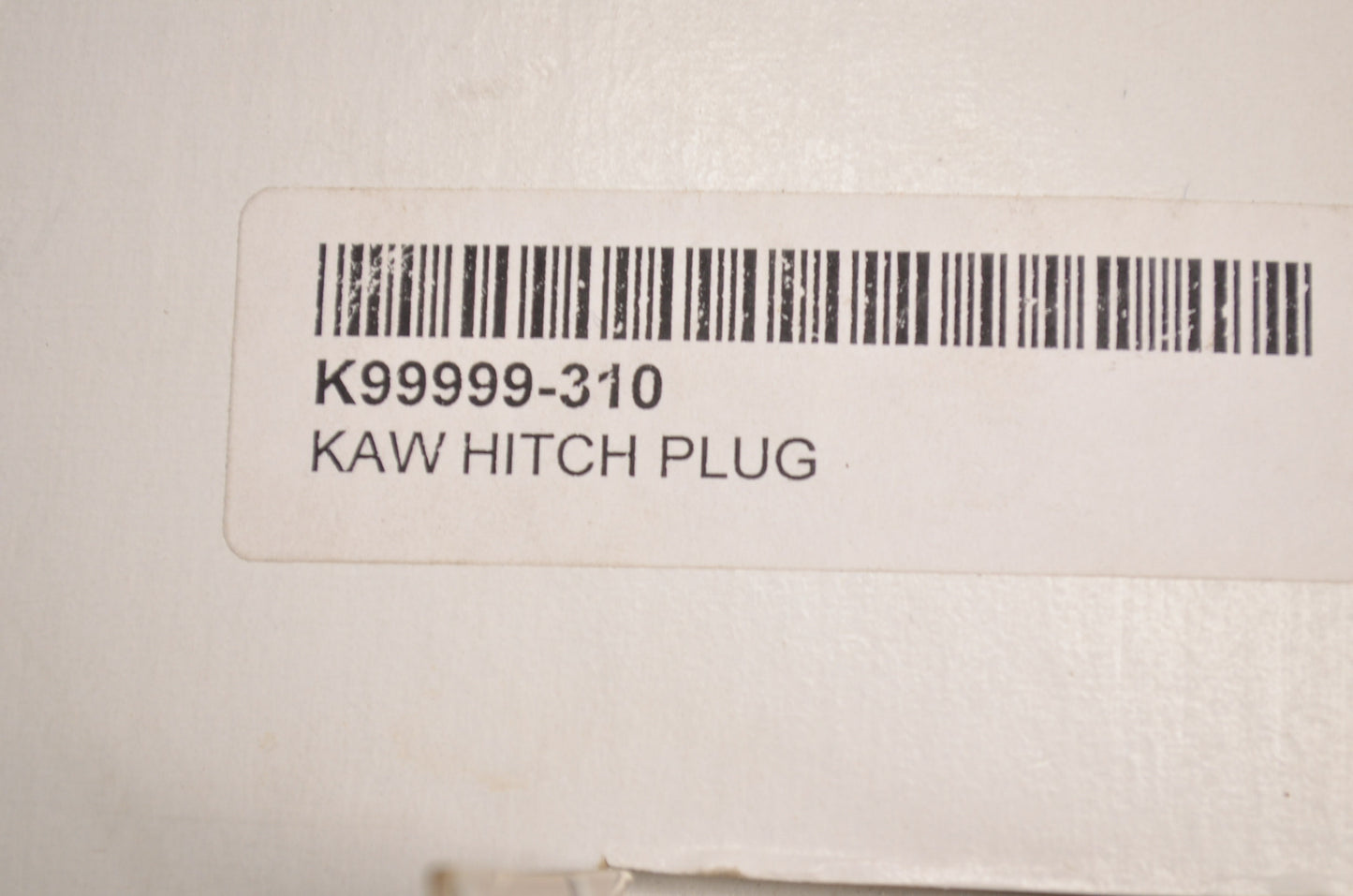 New OEM Kawasaki Hitch Plug Cover NOS