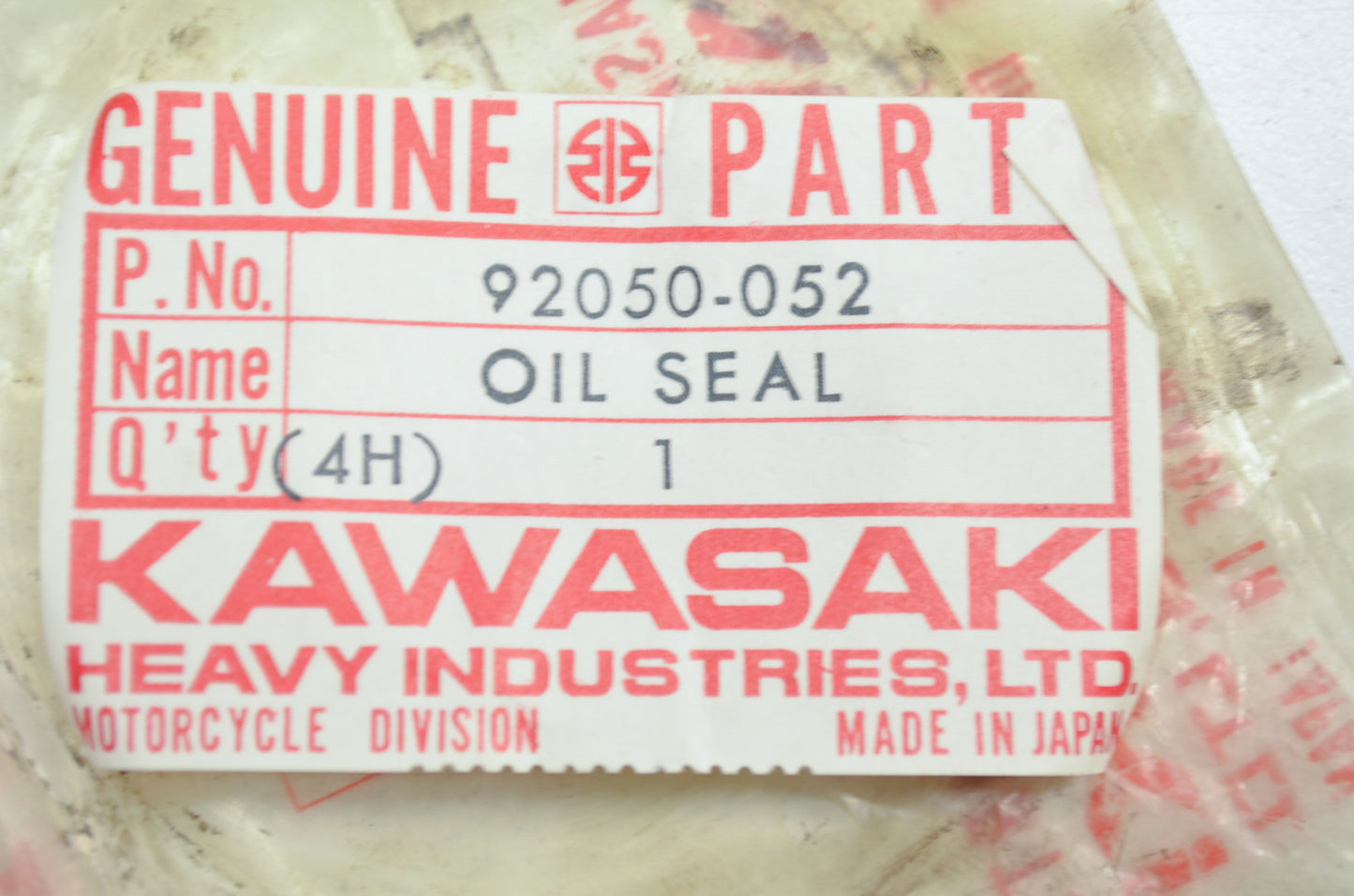 OEM Kawasaki 92050-052 Oil Seal TC326210 NOS