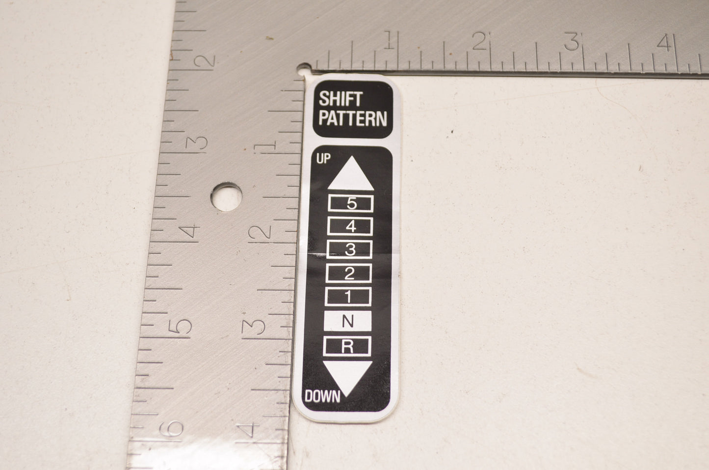 New OEM Kawasaki Shift Pattern Decal NOS