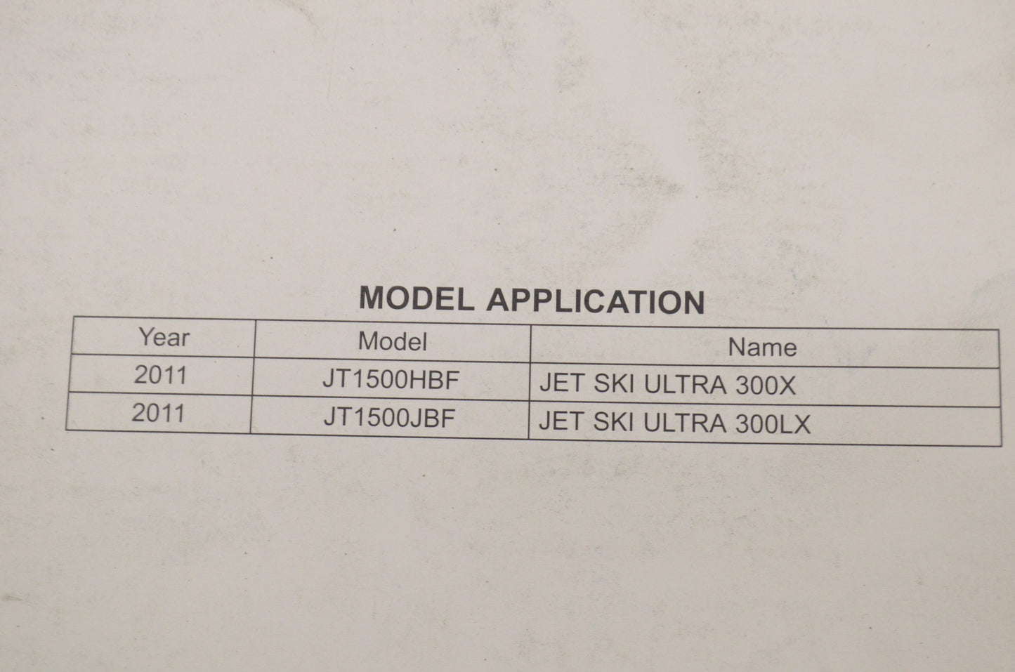 OEM Kawasaki 99931-1523-01 Assembly & Preparation Manual JT1500H/J