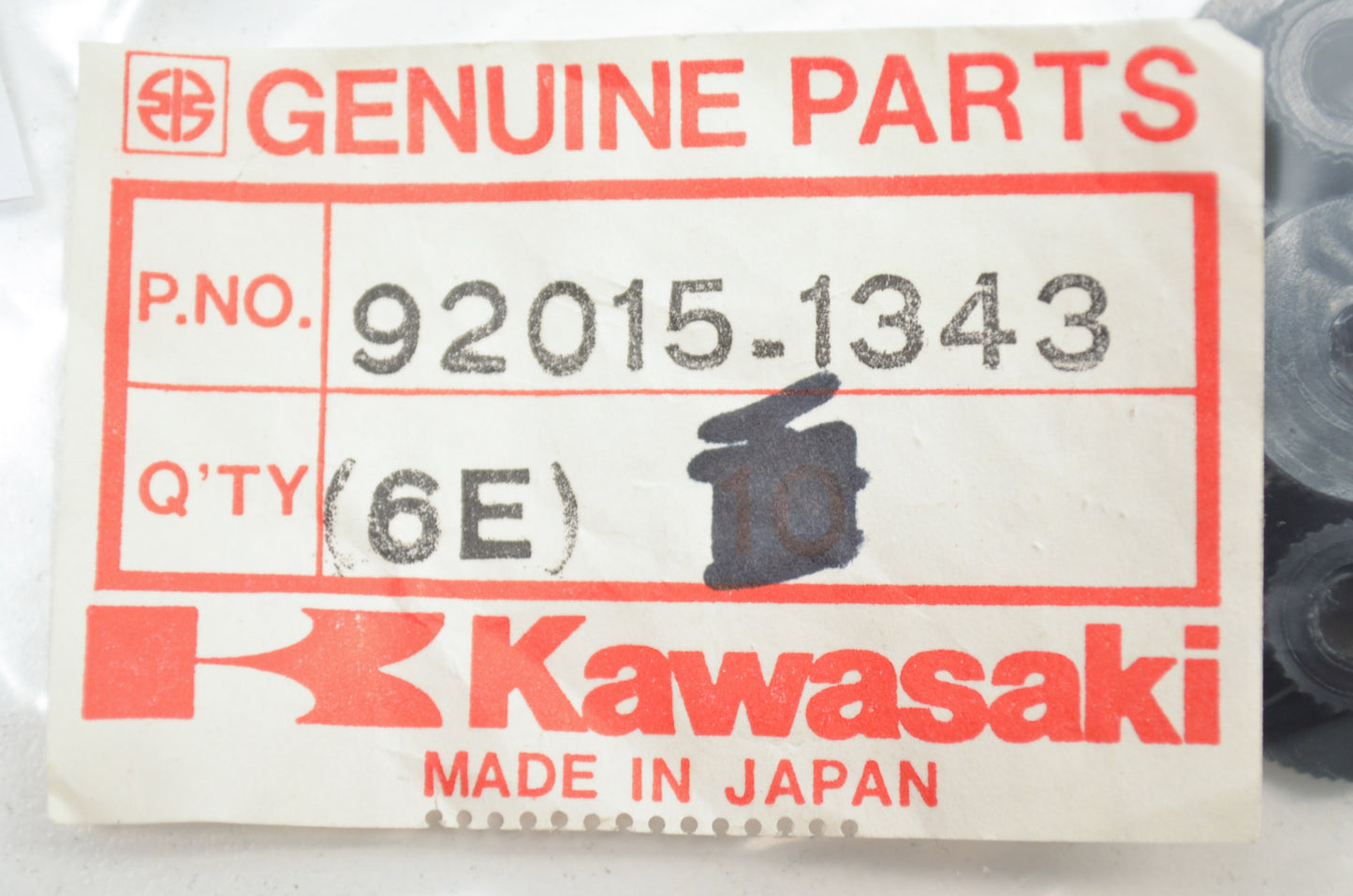 OEM Kawasaki 92015-1343 Cowling Nut 5MM NOS