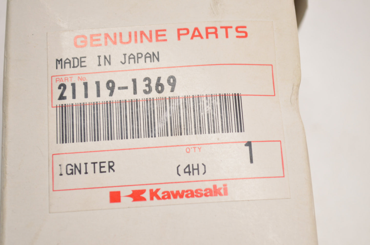 OEM Kawasaki 21119-1369 Igniter