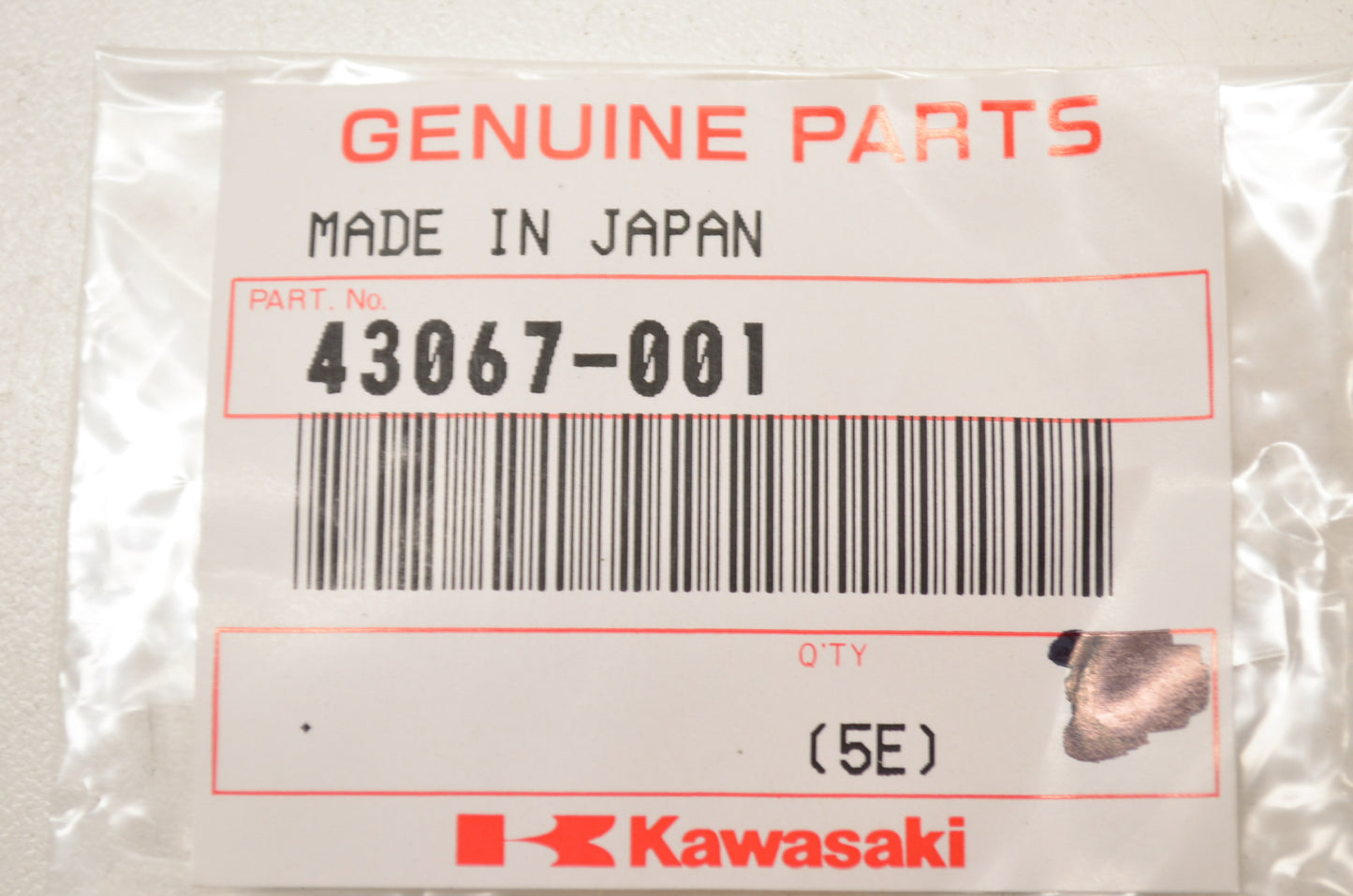 OEM Kawasaki 43067-001 Seal Washer 10.1X14.5 Qty 2 NOS