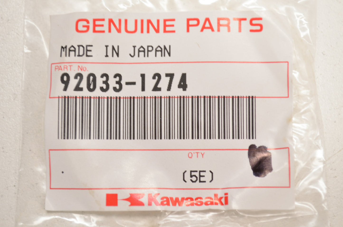 OEM Kawasaki 92033-1274 Snap Ring NOS
