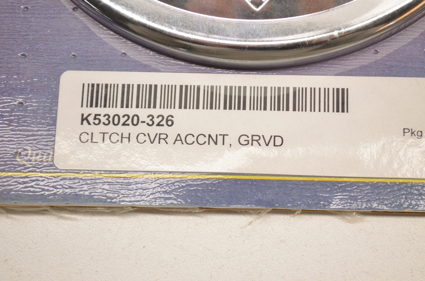 New Arlen Ness Grooved Clutch Cover Accent NOS