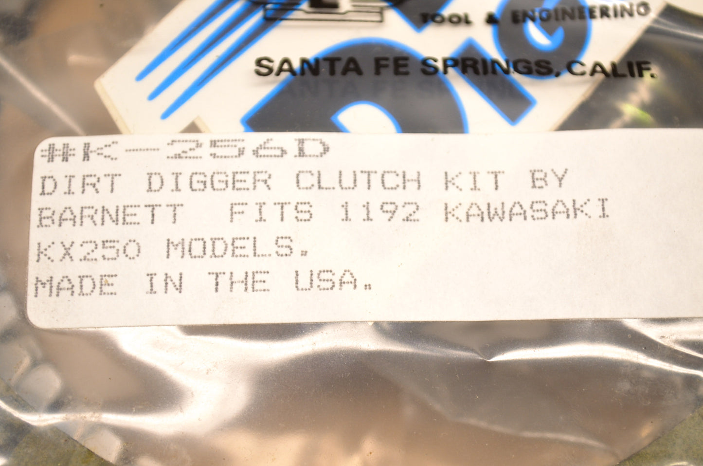 New Barnett Dirt Digger Clutch Kit NOS