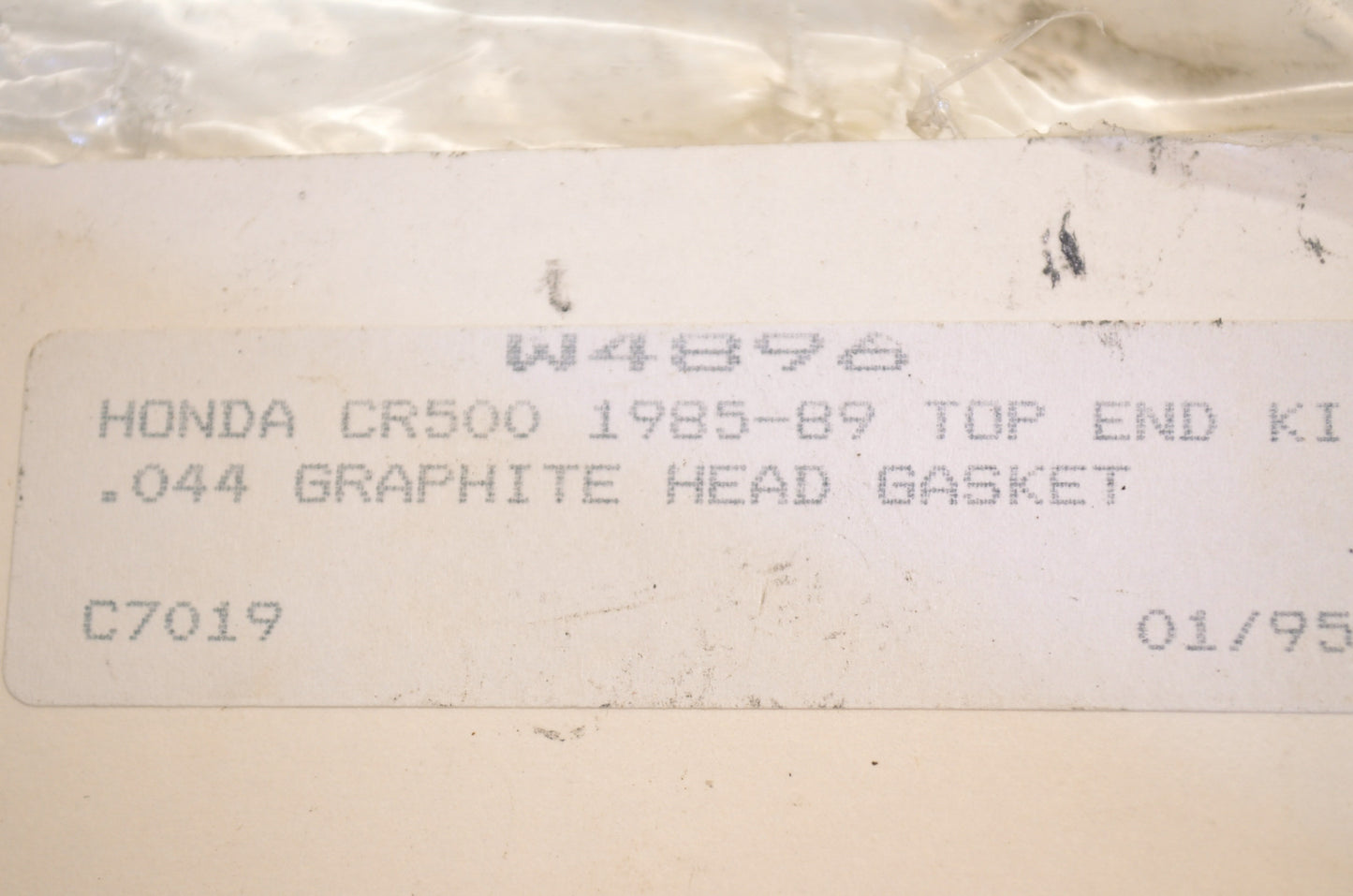 Cometic 6500-818, W4896, C7019 Top End Gasket Kit 85-89 CR500 NOS