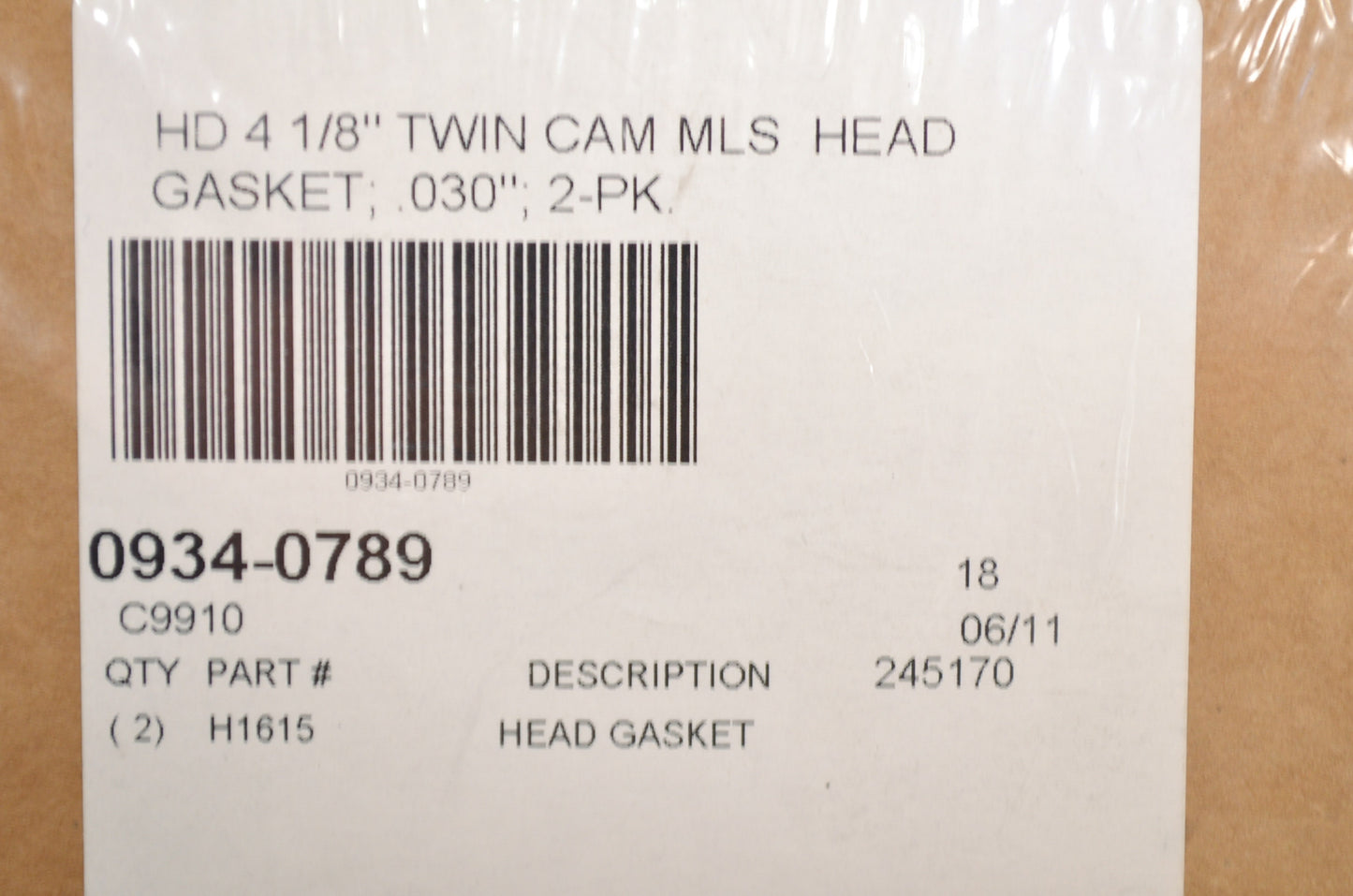 New Cometic Head Gasket QTY 2 NOS