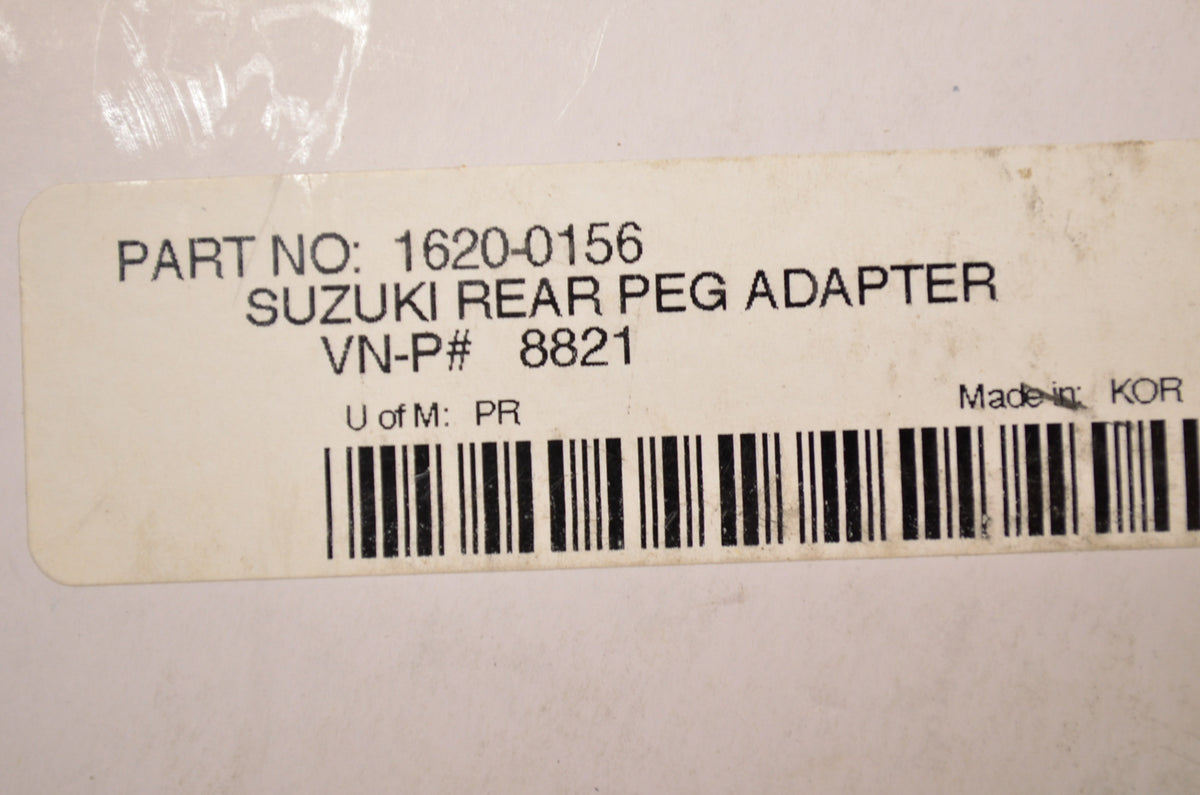 Kuryakyn 568-8821, 1620-0156, 8821 Suzuki Rear Peg Adapter Qty 2 NOS