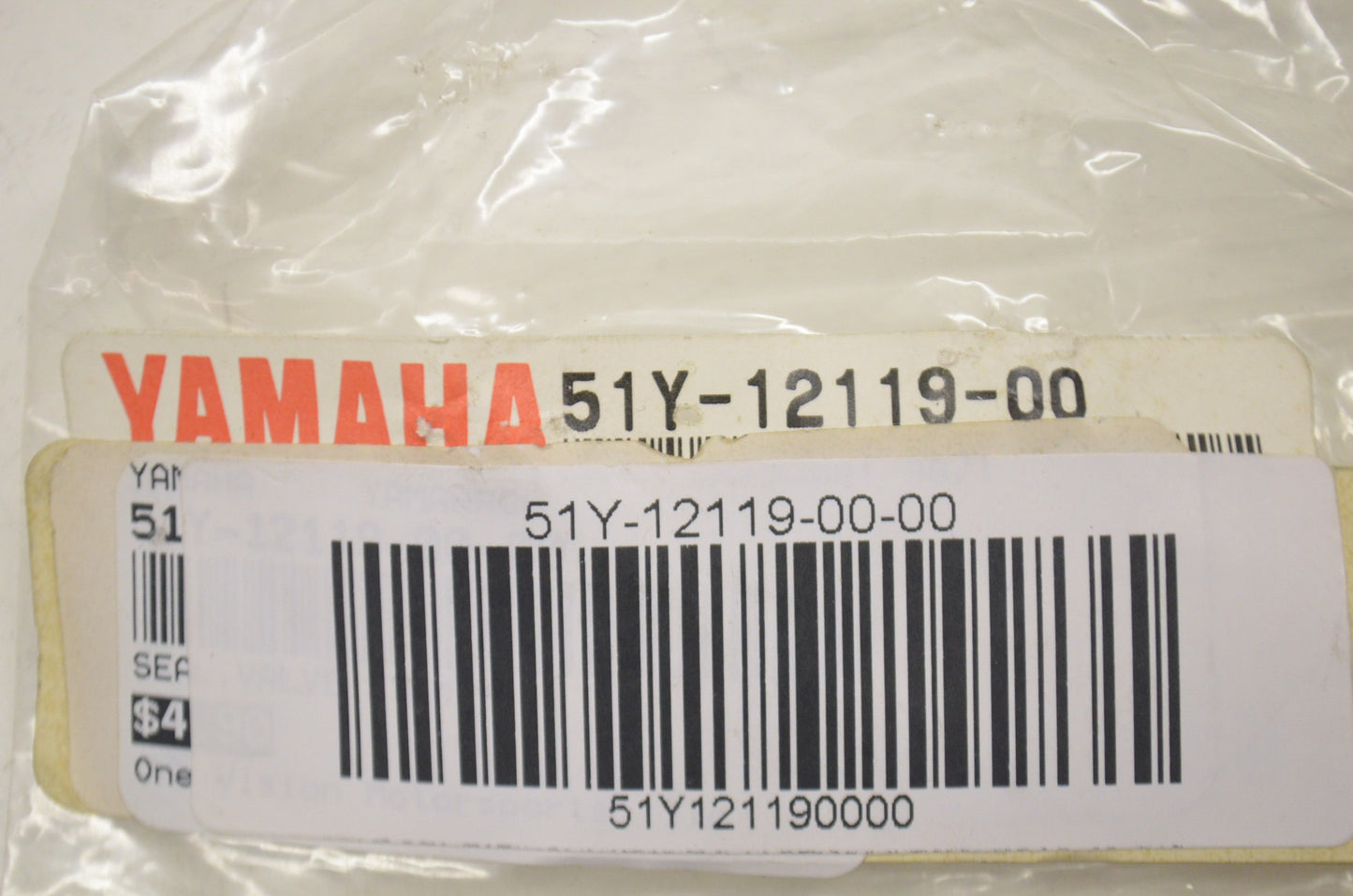 OEM Yamaha 51Y-12119-00-00 Valve Stem Seal NOS