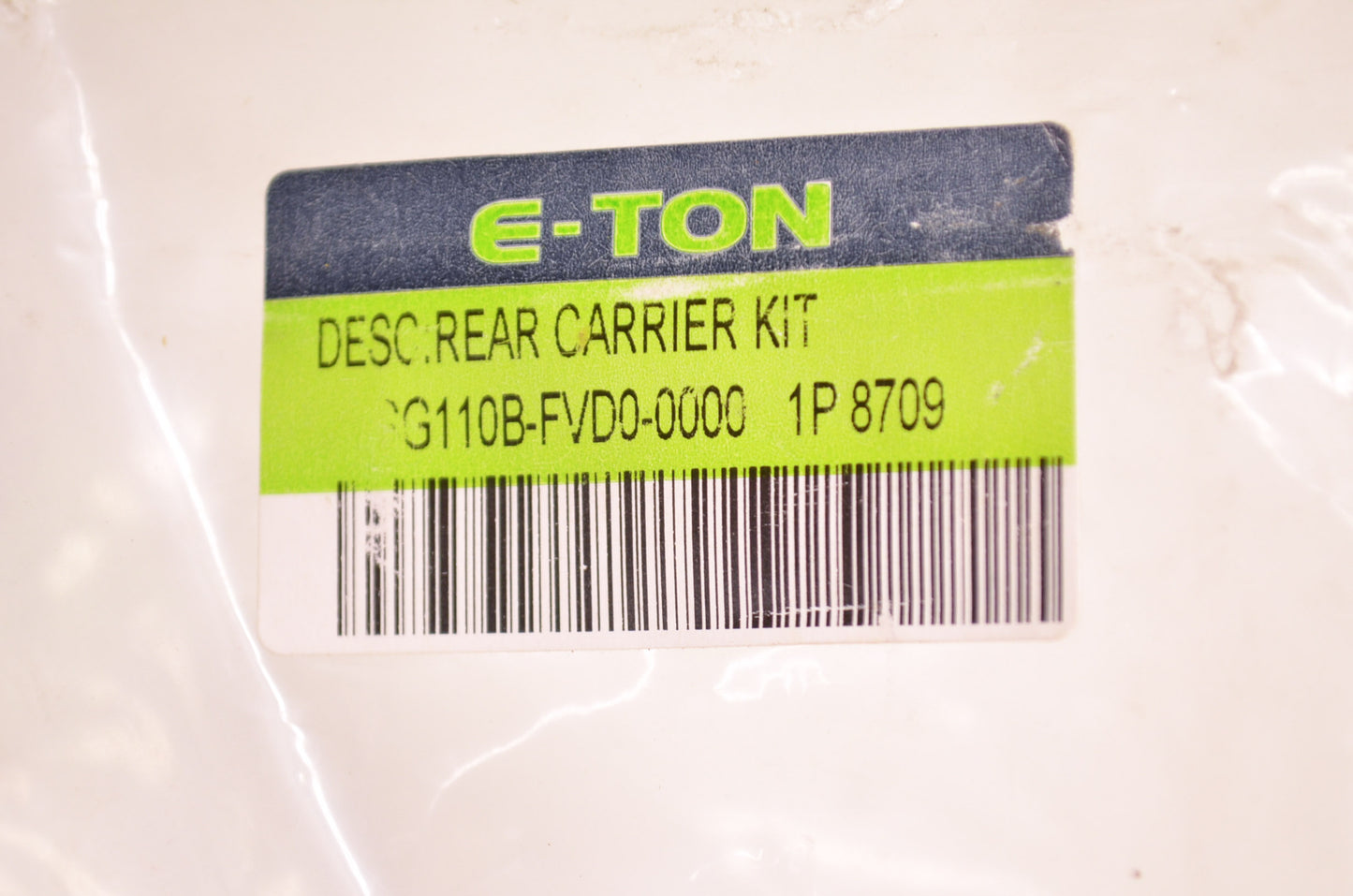 E-Ton SG110B-FVD0-0000 Rear Carrier Kit NOS