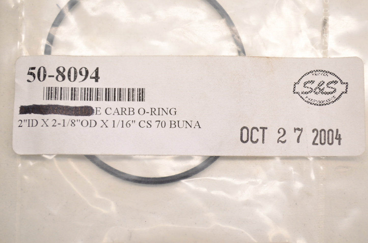 New S&S Carb to Manifold O Ring QTY 2 NOS