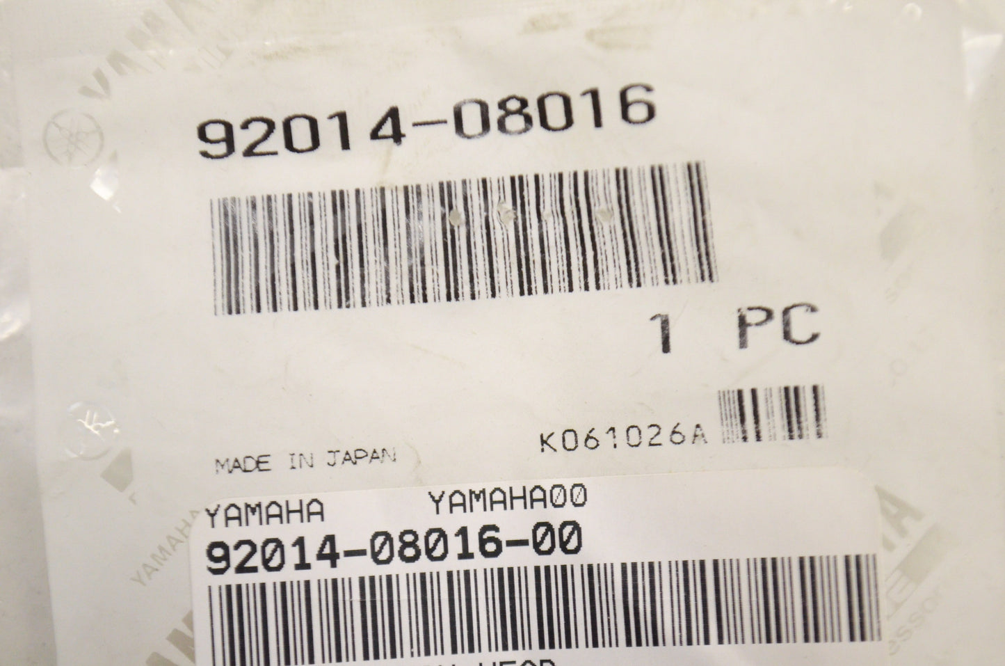 OEM Yamaha 92014-08016-00 Button Head Bolt NOS