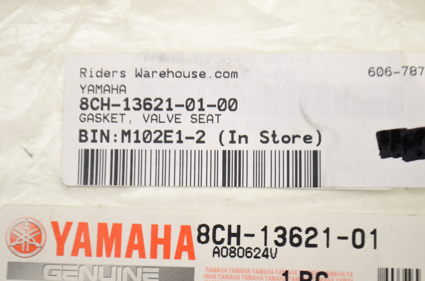 OEM Yamaha 8CH-13621-01-00 Valve Seat Gasket NOS