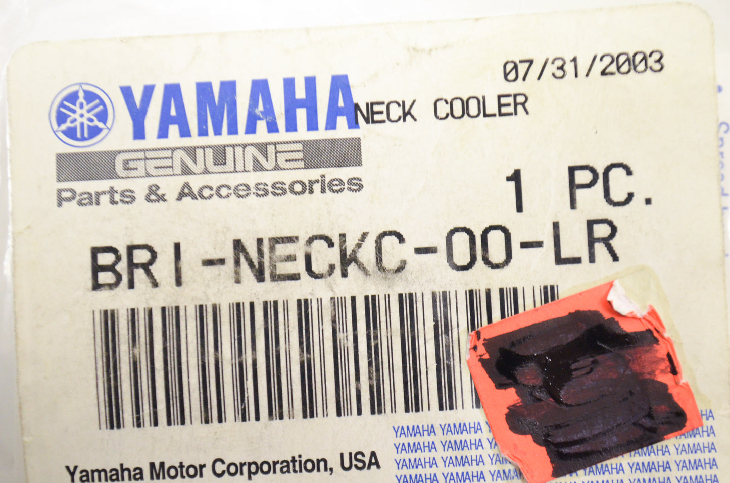 OEM Yamaha BRI-NECKC-OO-LR Neck Cooler NOS