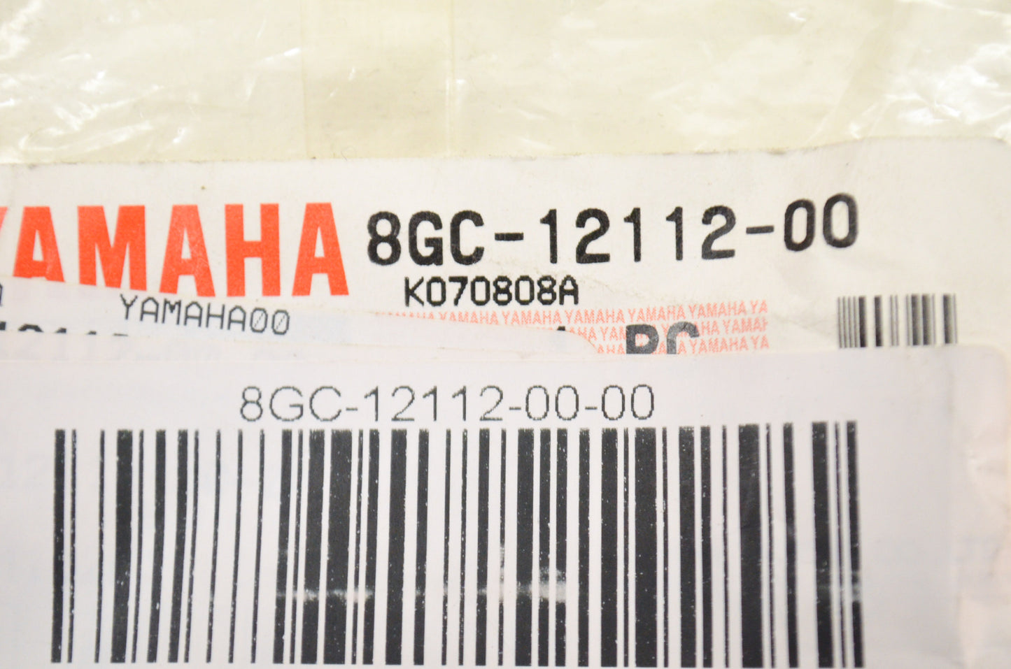 OEM Yamaha 8GC-12112-00-00 Intake Valve 2 NOS