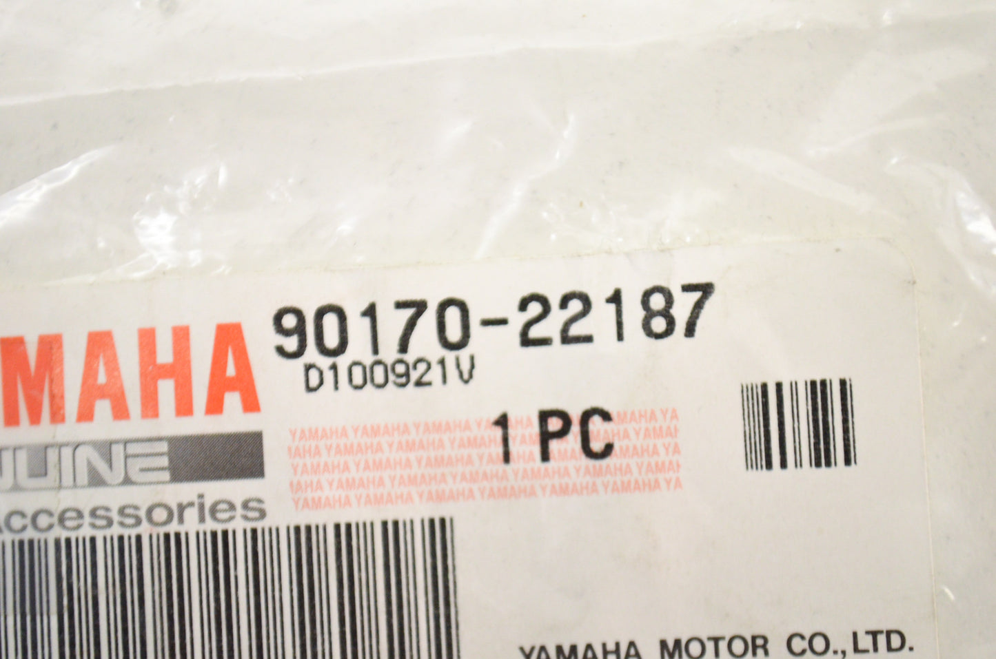 OEM Yamaha 90170-22187-00 Hexagon Nut NOS