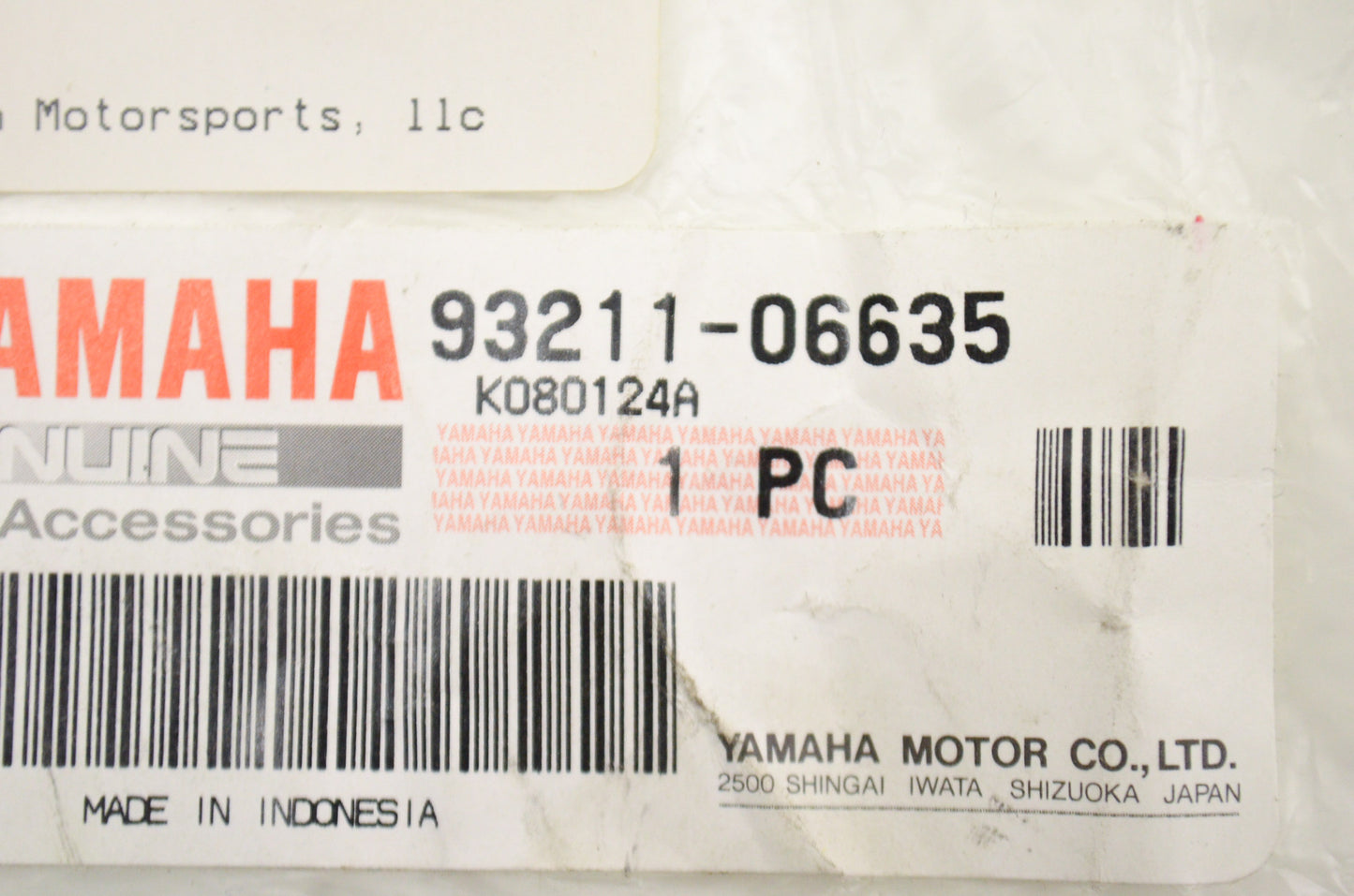 OEM Yamaha 93211-06635-00 O-Ring NOS