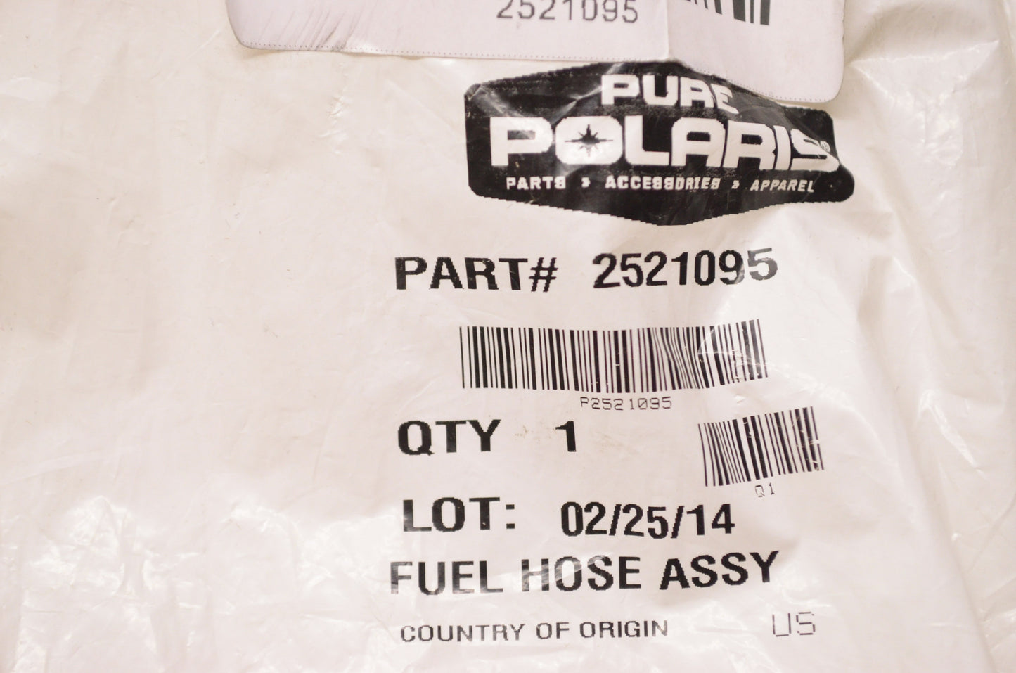 New OEM Polaris Fuel Hose Assembly NOS
