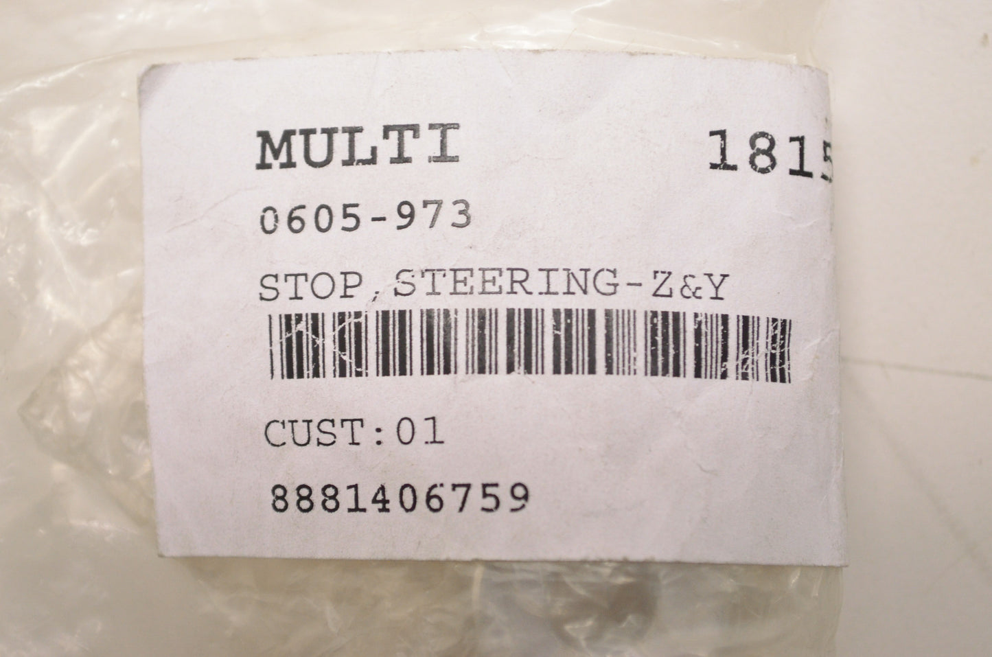 OEM Arctic Cat 0605-973 Steering Stop NOS