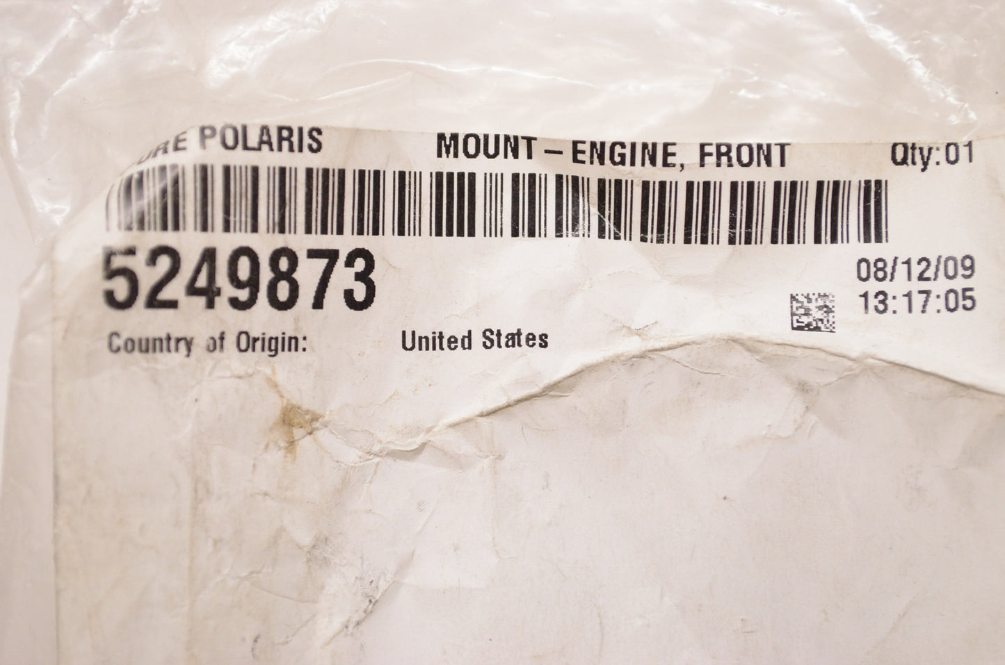 OEM Polaris 5249873 Front Engine Mount NOS