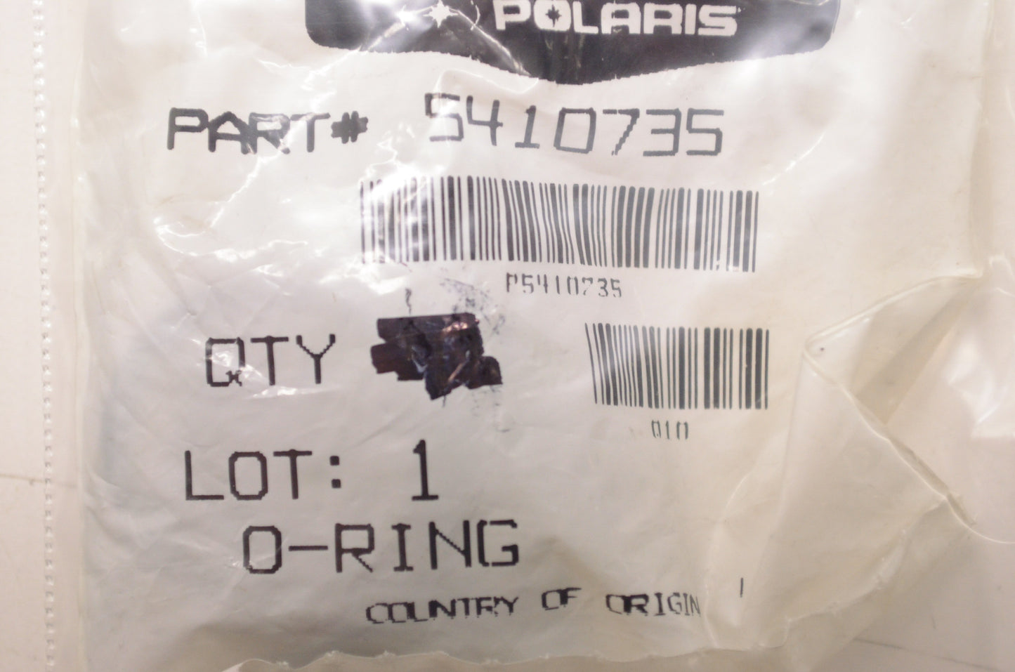 OEM Polaris 5410735 O-Ring Qty 2 NOS
