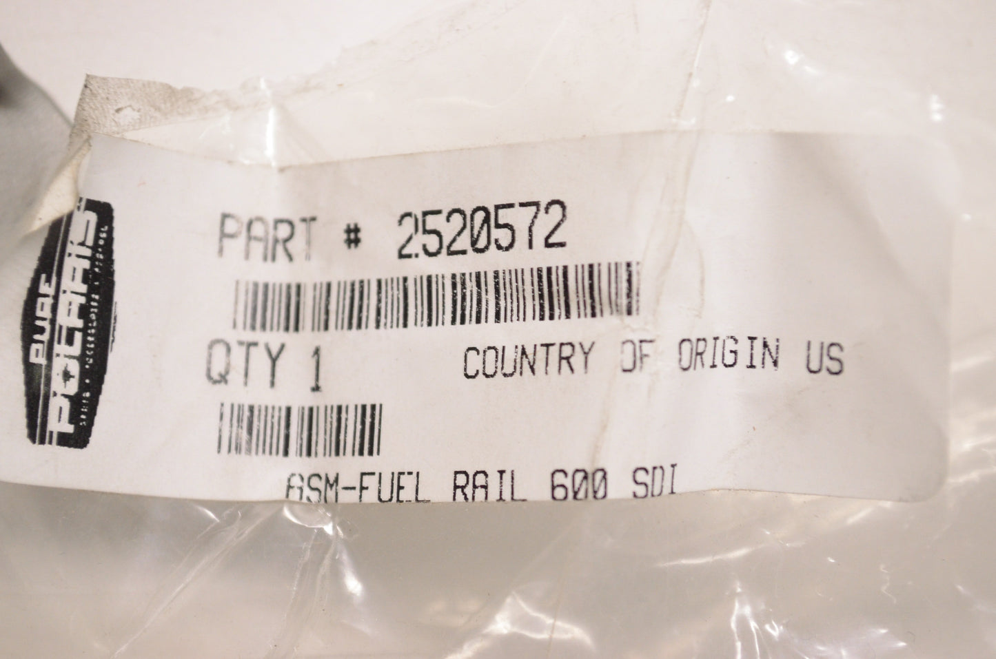 OEM Polaris 2520572 Fuel Rail Assembly NOS