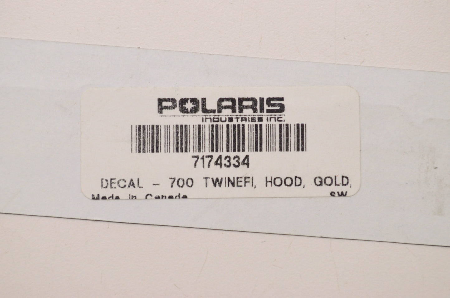 New OEM Polaris Left Hand '700' Decal TwinEFI NOS