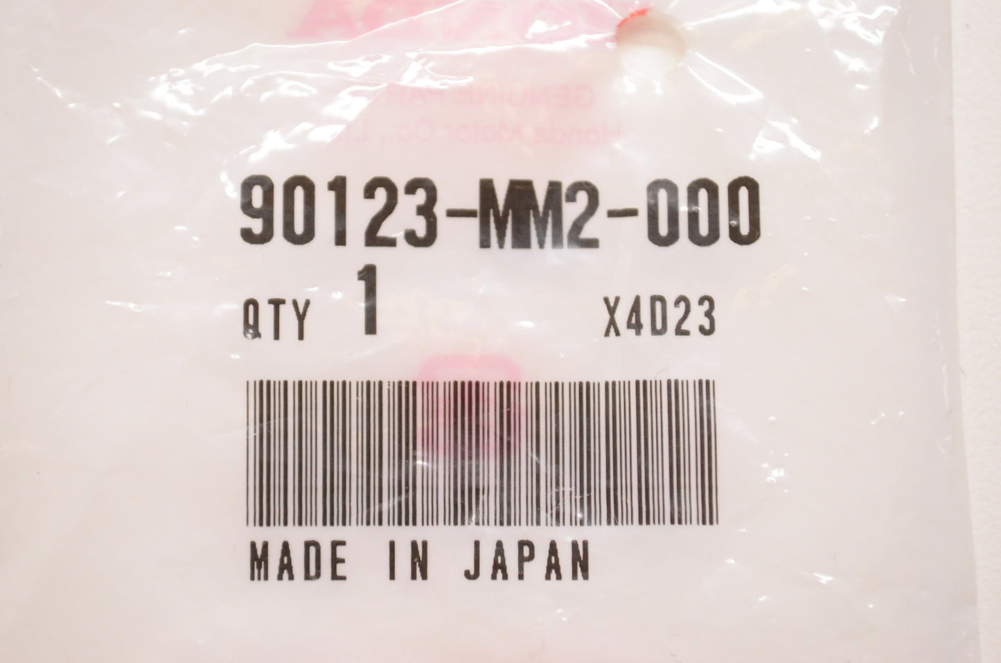 OEM Honda 90123-MM2-000 Bolt (8X25) NOS