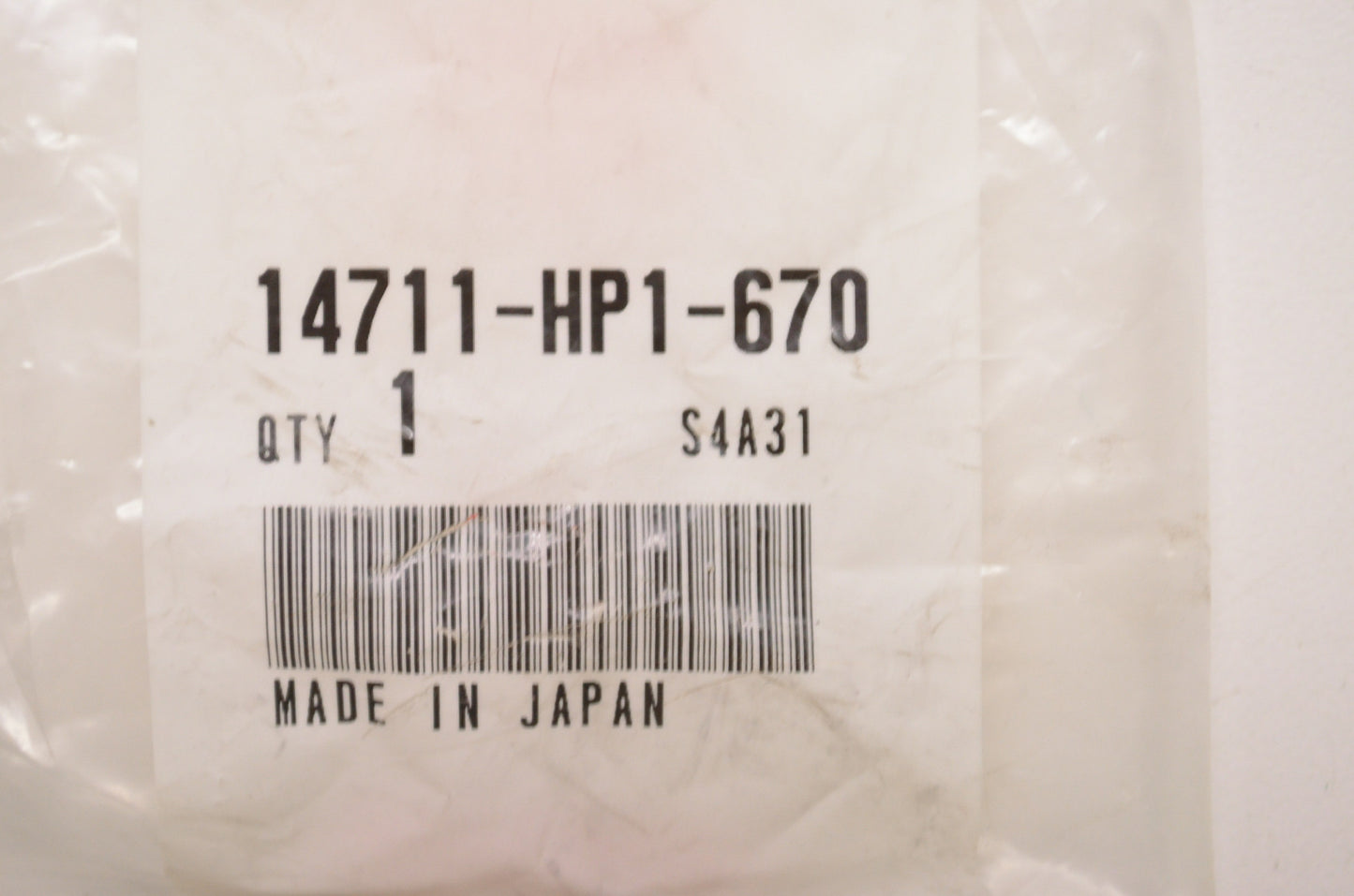 OEM Honda 14711-HP1-670 Intake Valve NOS