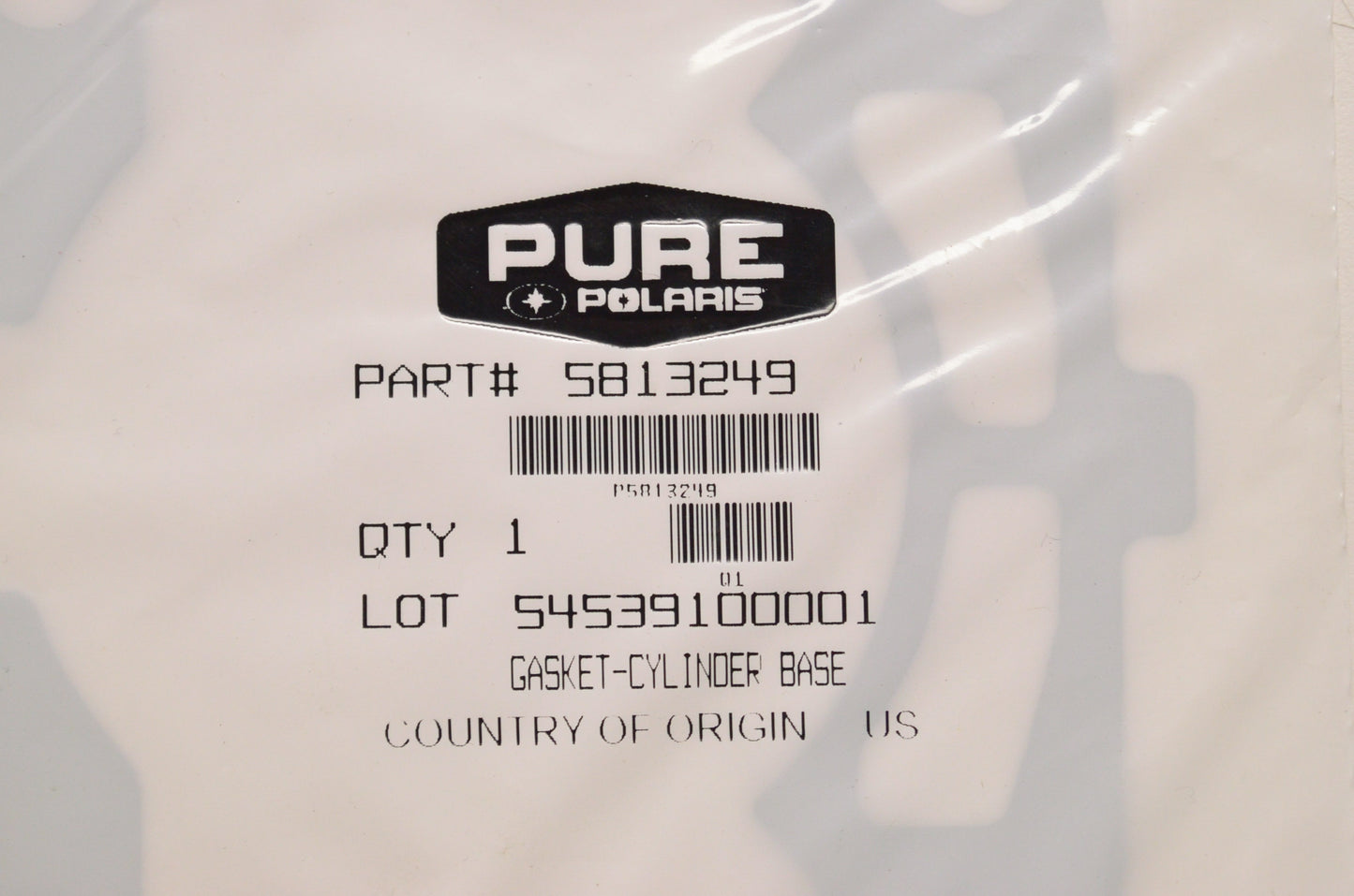 OEM Polaris 5813249 Cylinder Base Gasket NOS