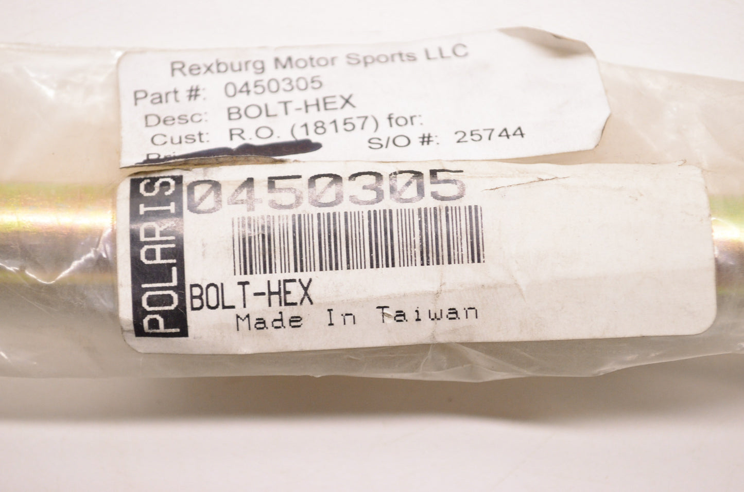 OEM Polaris 450305 Hex Bolt NOS