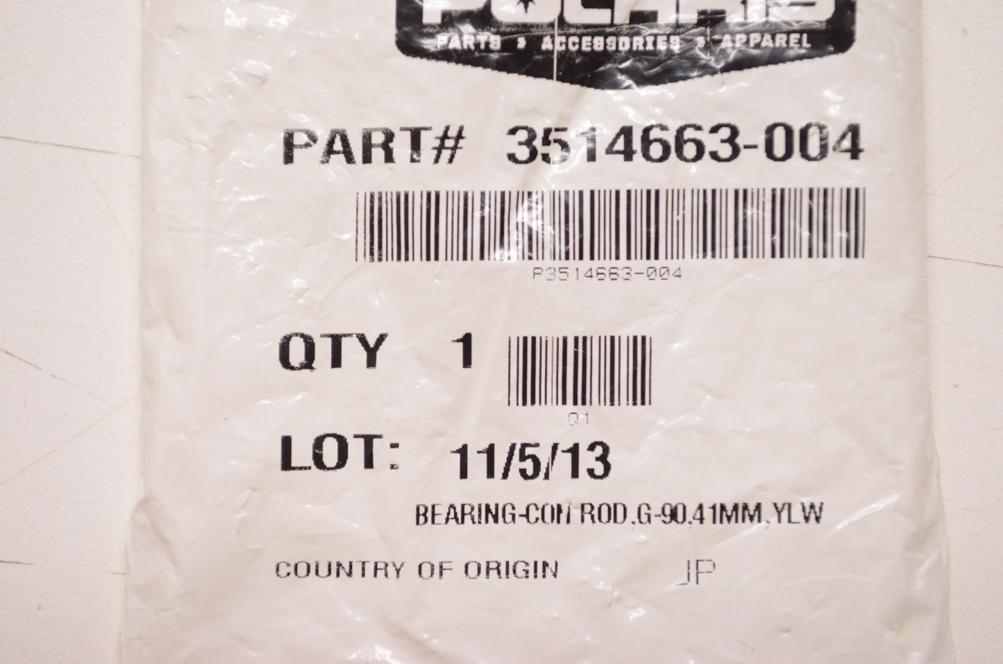 New OEM Polaris Bearing Connection Rod NOS
