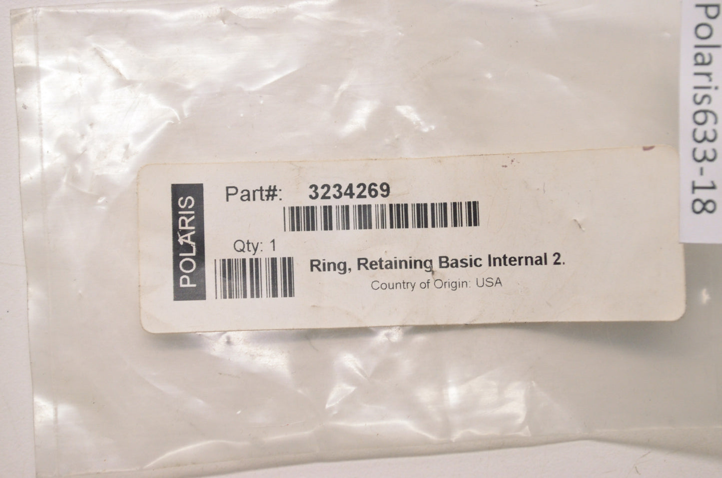 New OEM Polaris Retaining Ring NOS