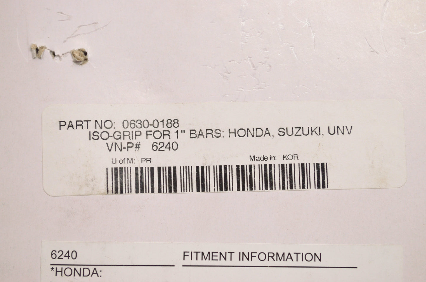 New Kuryakyn 1' ISO Grip 6240 NOS