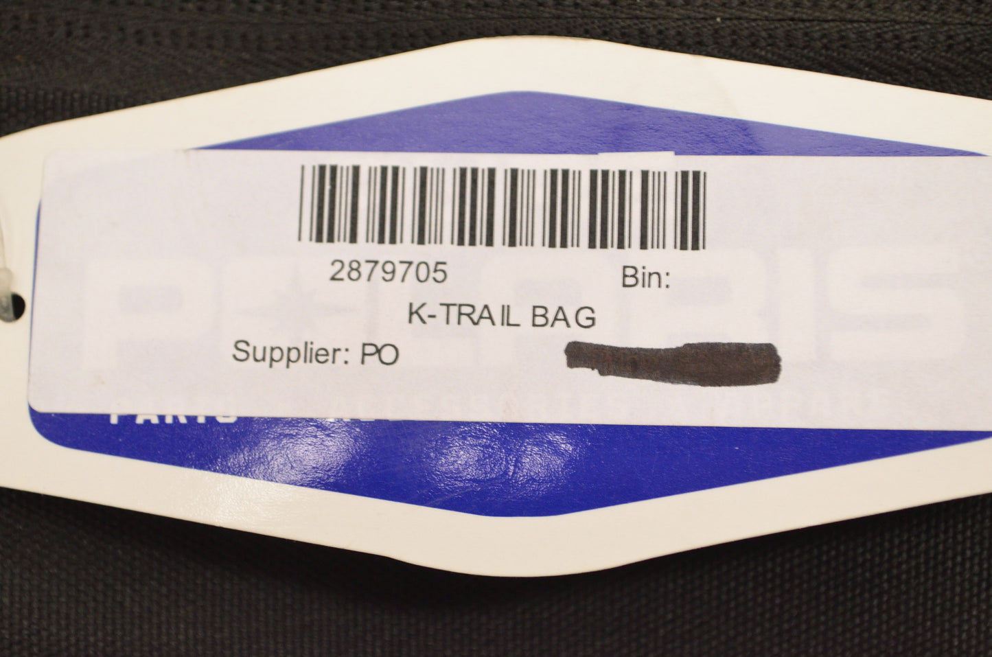 New OEM Polaris Black Trail Bag NOS