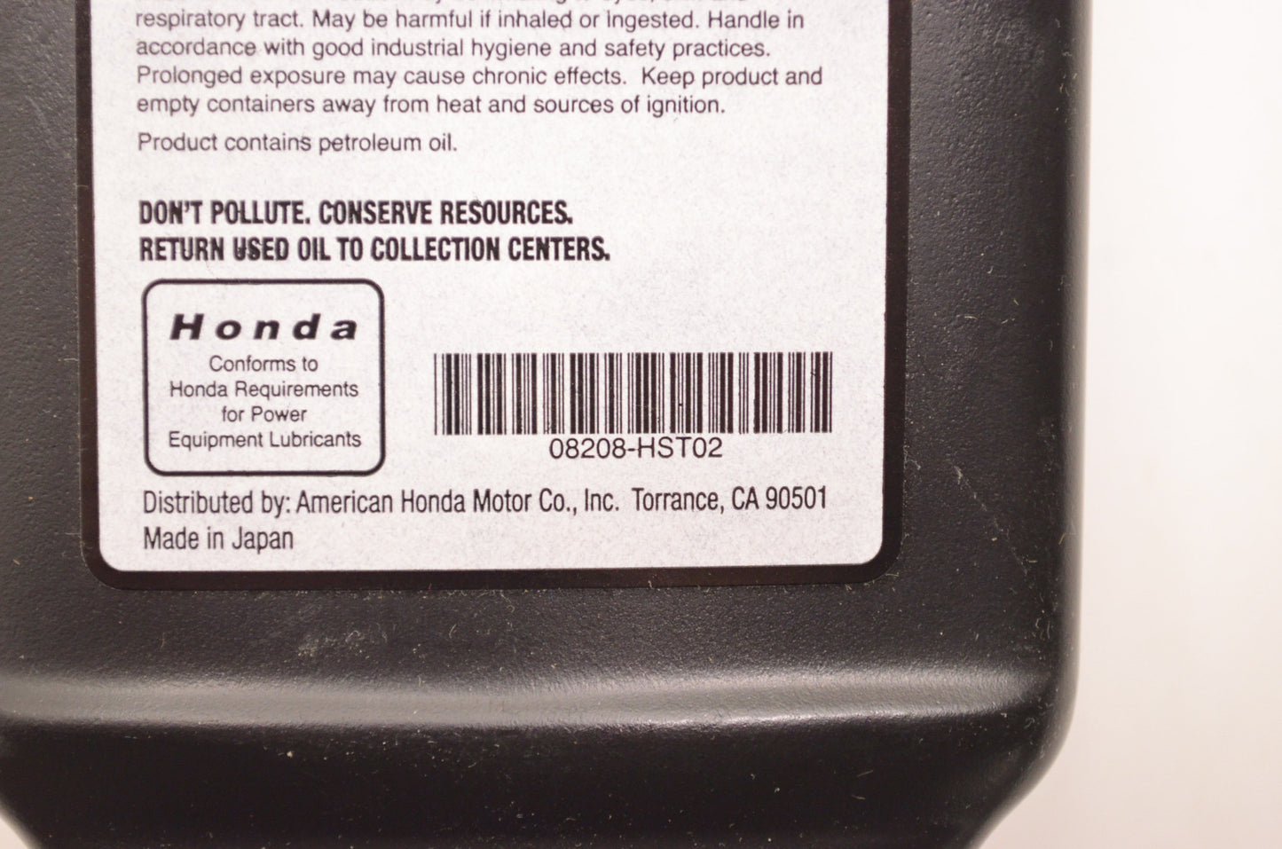 New OEM Honda Hydrostatic Fluid 12 fl oz NOS
