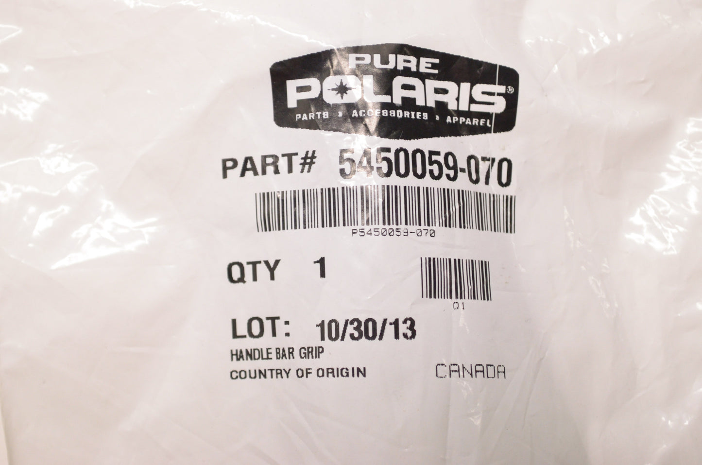 New OEM Polaris Handlebar Grip NOS